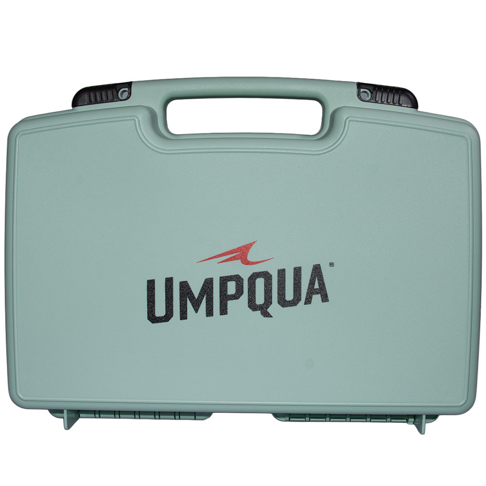 Fly fishing tackle box--Umpqua Boat box in Magnum size in sage green