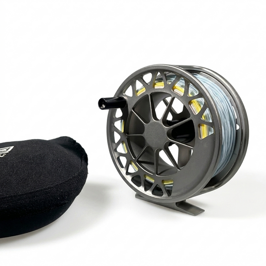 USED - Great condition - Lamson Guru Fly Fishing reel loaded with Rio Flat Floating Fly Line