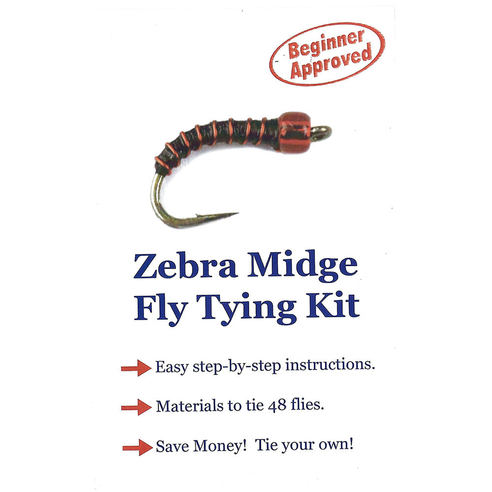 Zebra Midge Fly Tying Kit – Murray's Fly Shop