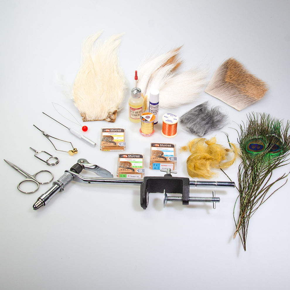Murray's Fly Shop Basic Fly Tying Kit - Beginner Fly Tying Kit l Murray ...