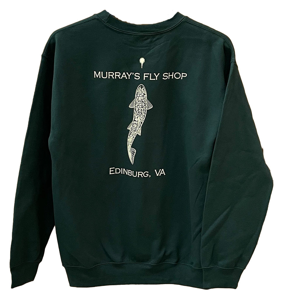 Murray's Fly Shop Brookie Sweatshirt with brook trout design