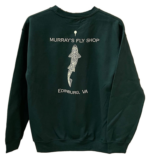 Murray's Fly Shop Brookie Sweatshirt with brook trout design
