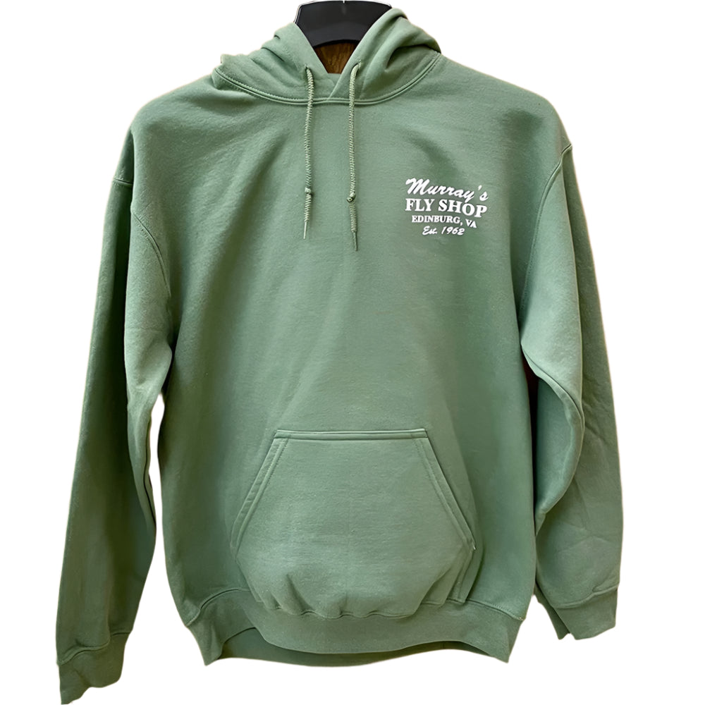Murray's Fly Shop Hoodie Sweatshirt in green