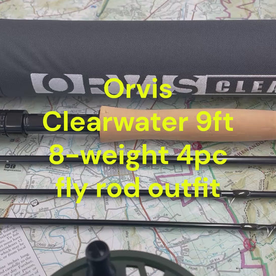 Orvis Clearwater 9ft 8-weight fly rod outfit 