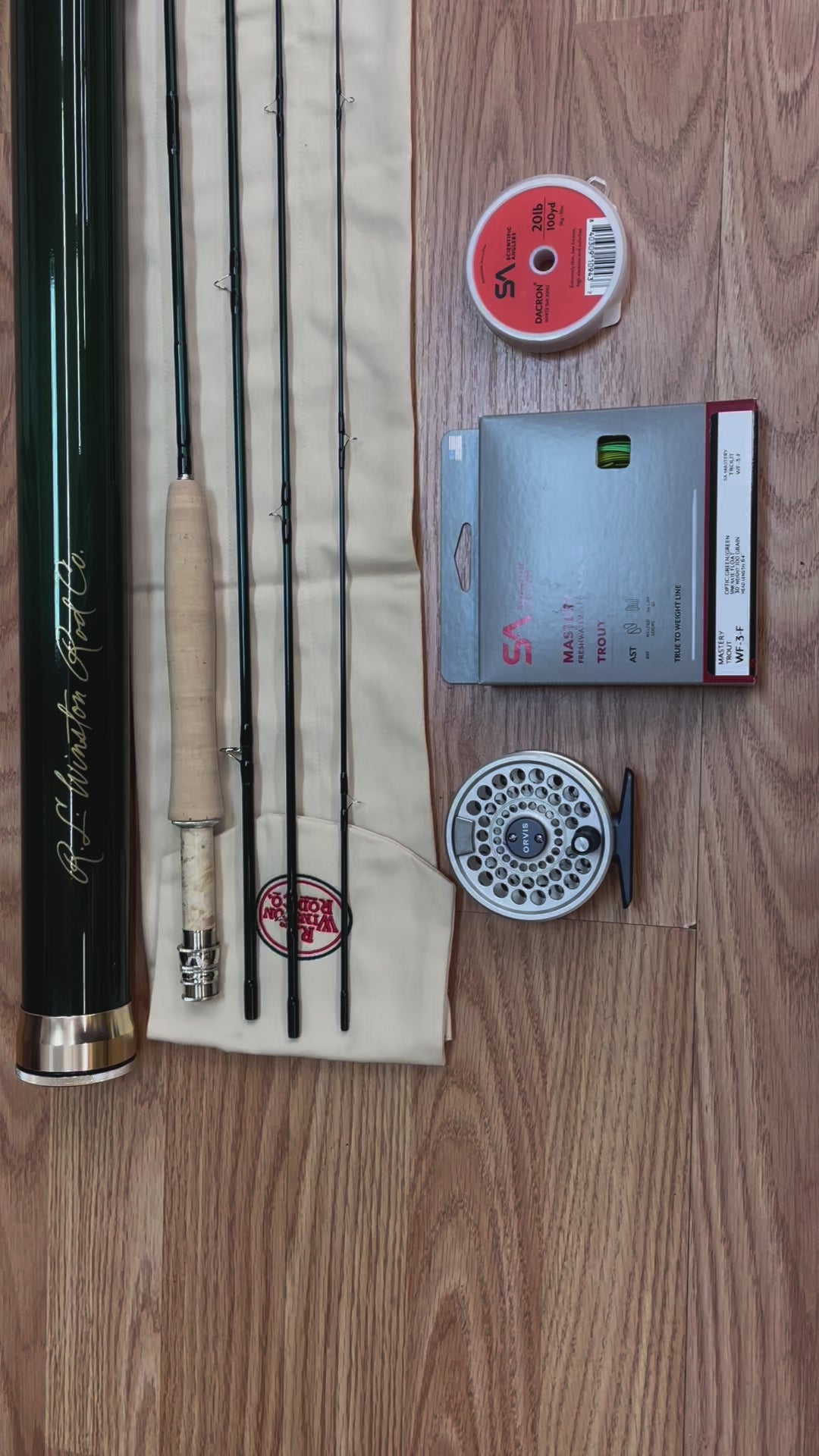 Winston Pure2 3-Weight Fly Rod Combo | Premium Small Stream Outfit