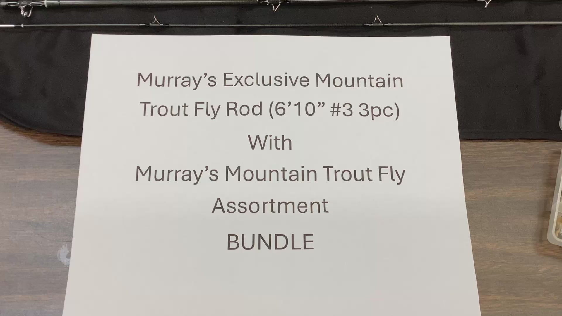 Murray's Mountain Trout Rod & Fly Assortment – Precision for Small