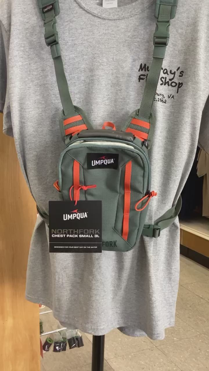 Video showing the North Fork Chest Pack in Small