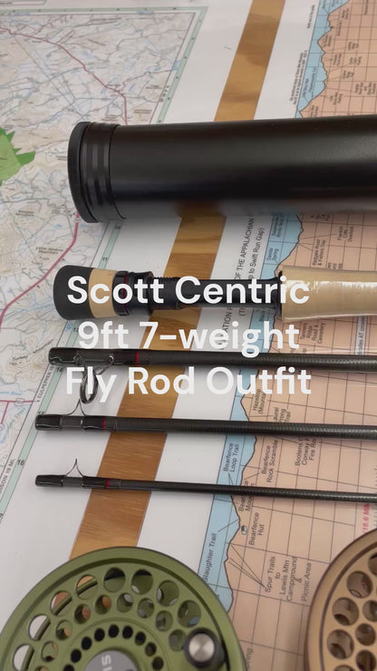 Scott Centric 907/4 Fly Rod and Reel Outfit