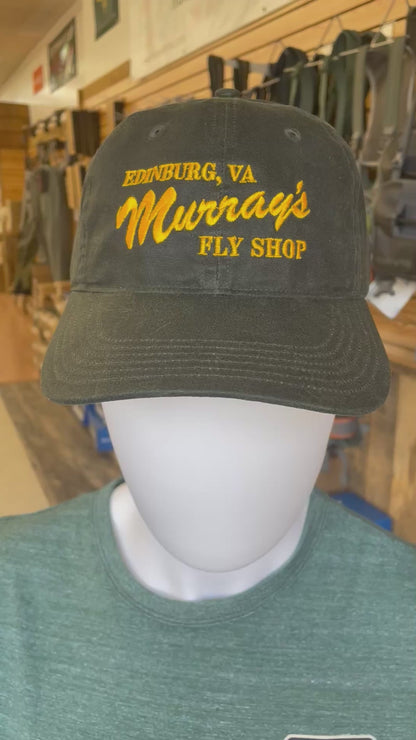 Richardson 435 Dark Olive Waxed Hat – MFS Embroidered Logo