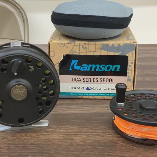 Video Showing the Lamson DCA-3 Fly Fishing Reel and Spare Spool