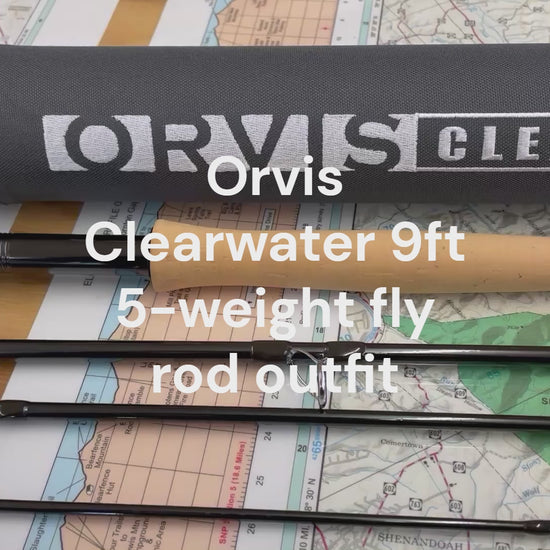 Orvis Clearwater 9ft 5-weight 4pc fly rod and reel outfit