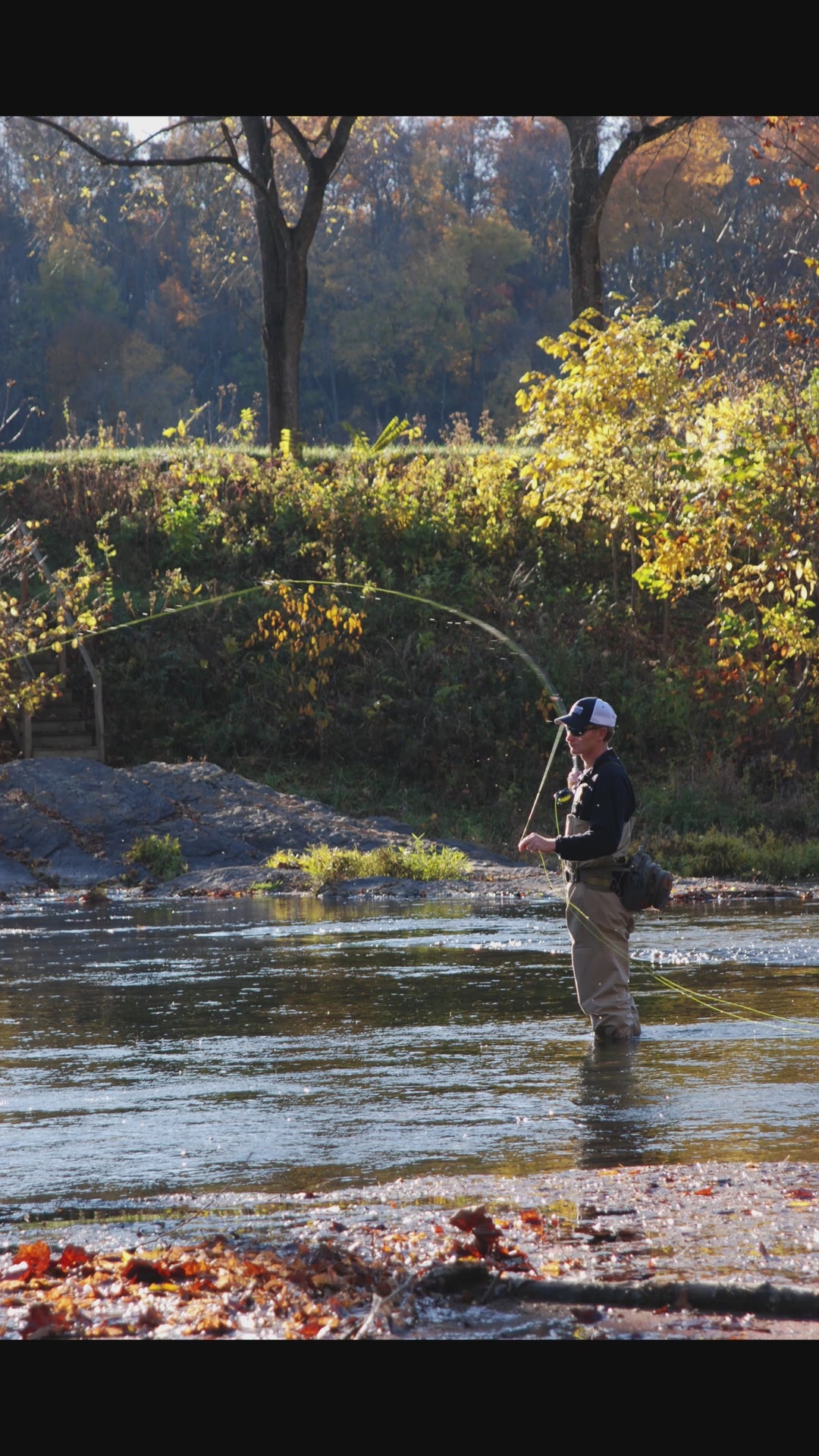 video of Grundens Vector series Chest HIgh Stockingfoot Waders