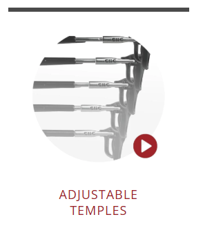 CliC adjustable temples video