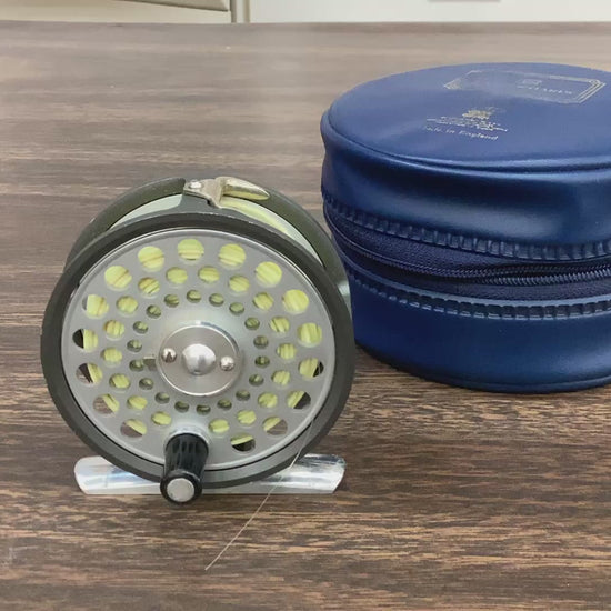 Video of Hardy Flyweight lightweight trout fly fishing reel for small-stream angling