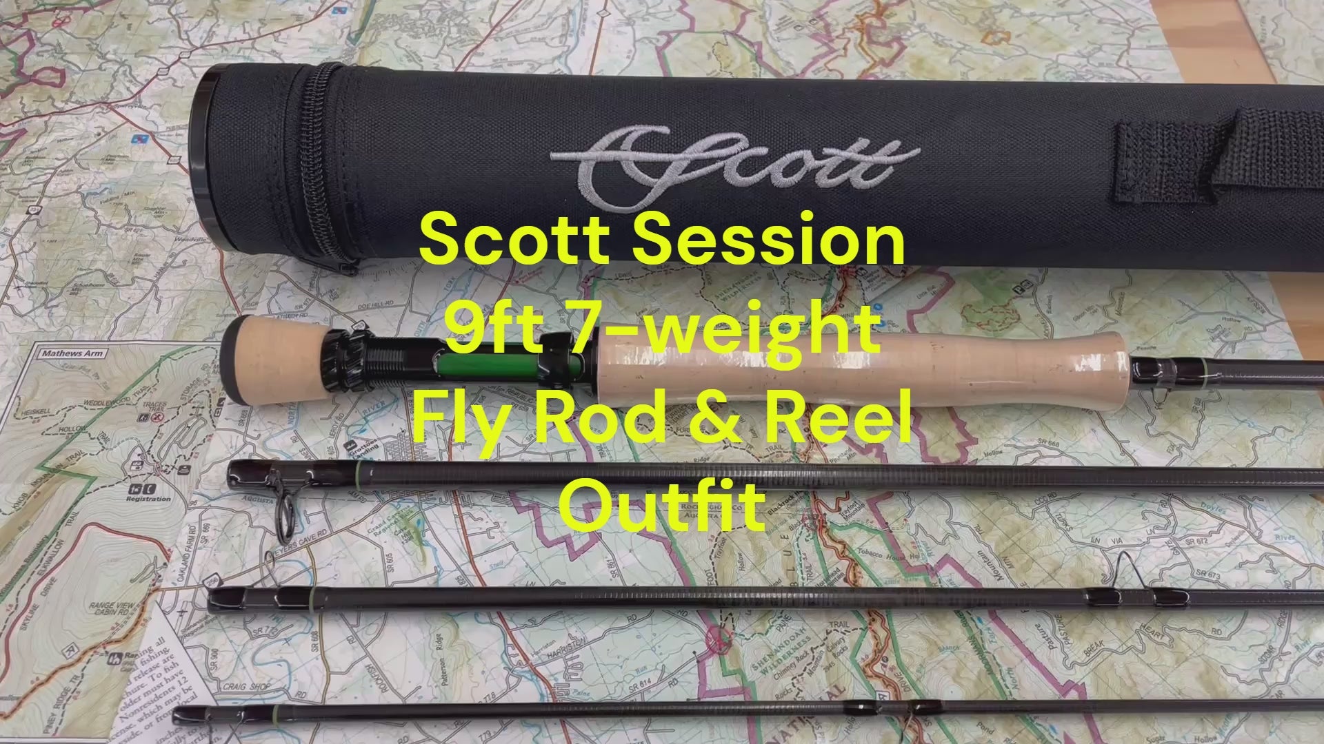 Scott Session 907-4 Fly Rod and Reel Outfit