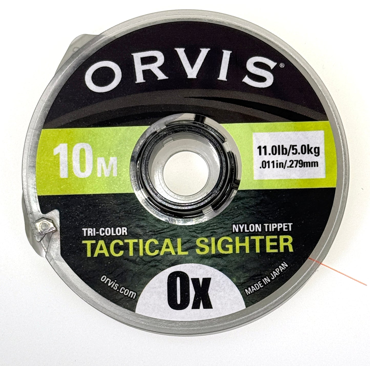 Orvis Tactical Sighter Tri-Color Nylon Tippet material in 0X | .011" | 11.0lb