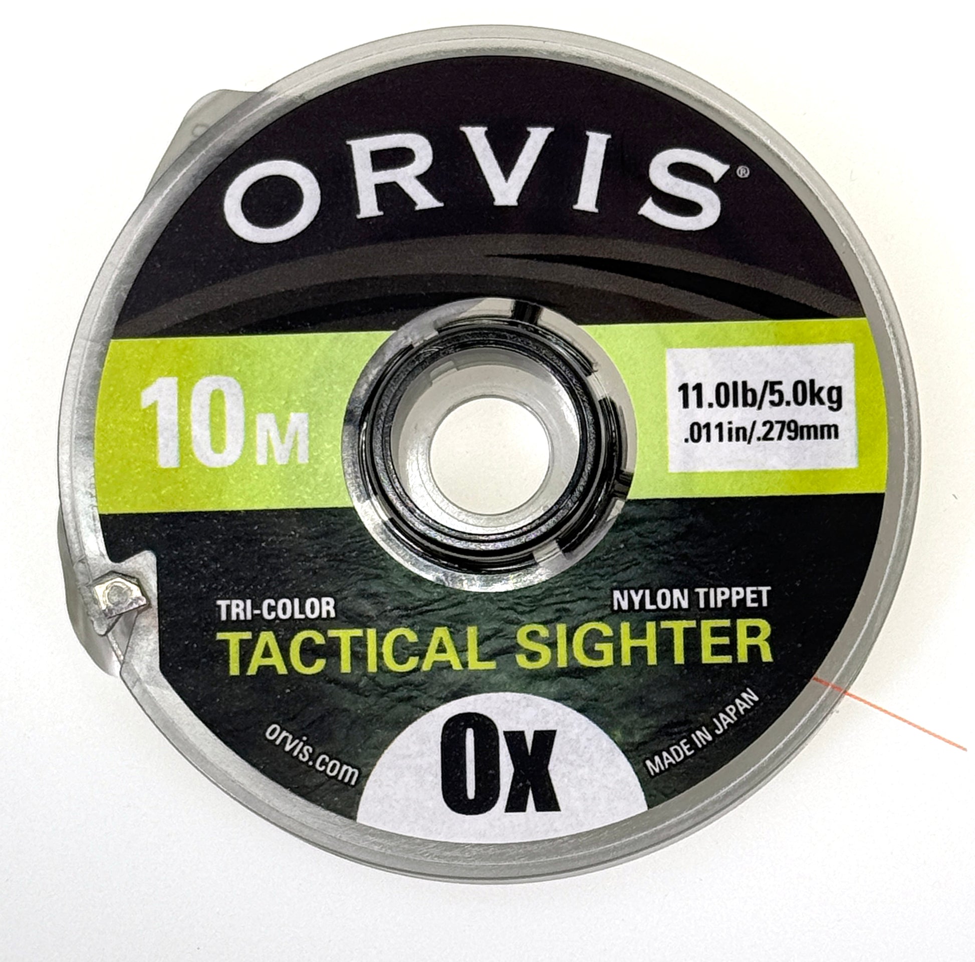 Orvis Tactical Sighter Tri-Color Nylon Tippet material in 0X | .011" | 11.0lb