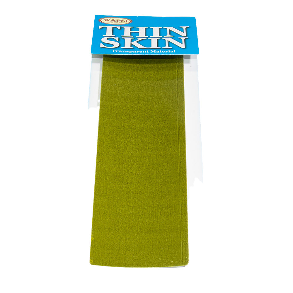 Thin Skin fly tying material in olive