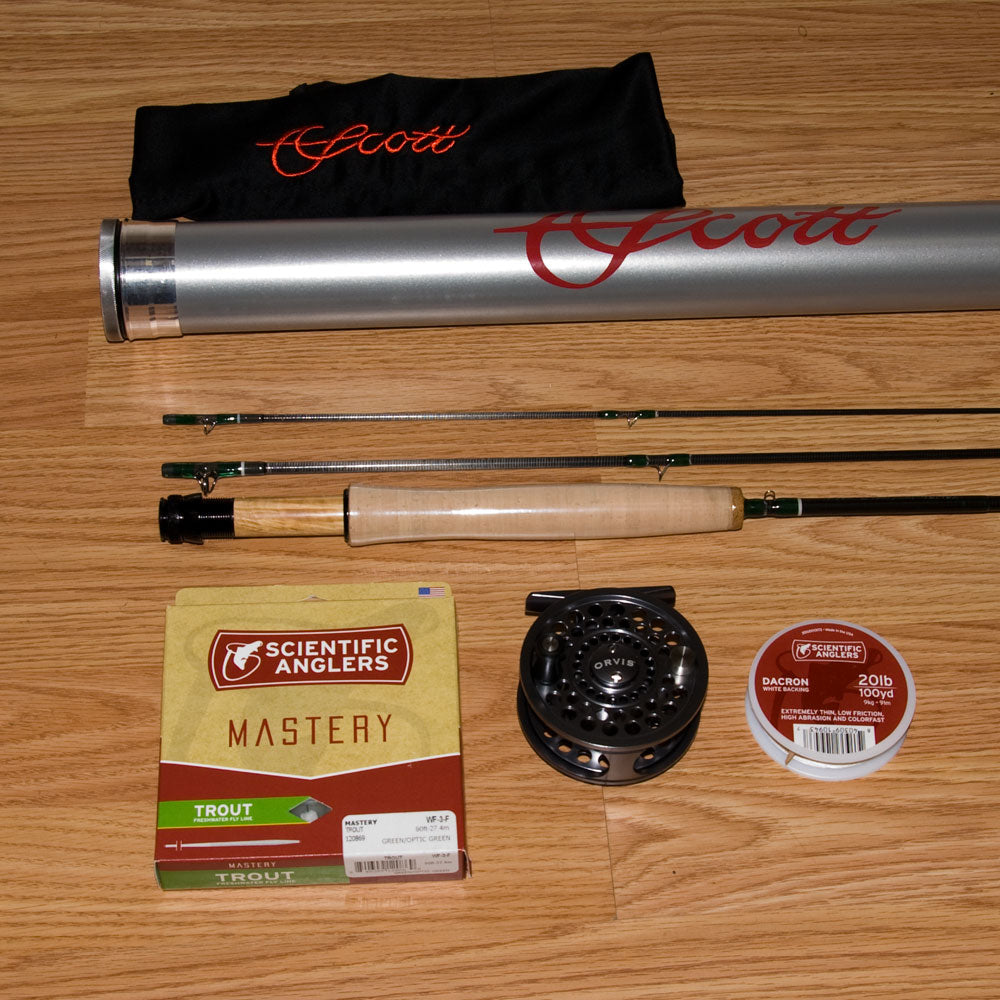 brook trout fly fishing rods Small Stream Kit Risen especially in flowing waters Scott Fly Rod Murray's Mountain