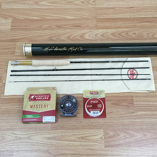 Winston Pure 7'6" 3-weight 4pc Fly Rod Outfit