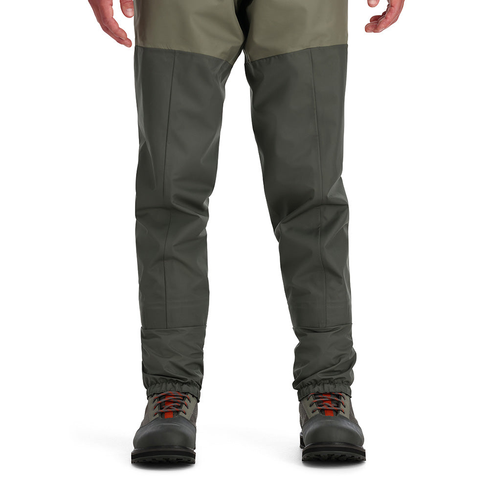Simms Tributary Stockingfoot Chest Wader - reinforced front of legs