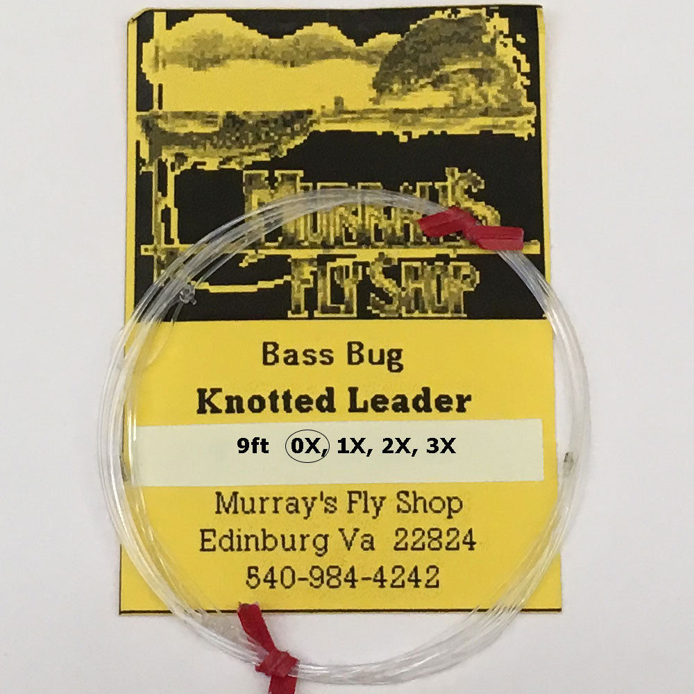 Bass Bug Leader 9ft 0X