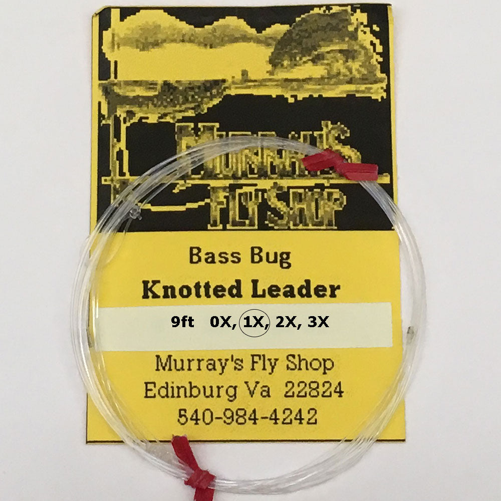 Bass Bug Leader 9ft 1X