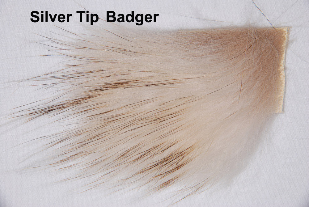 Natural Dubbing Fur Silver Tip Badger