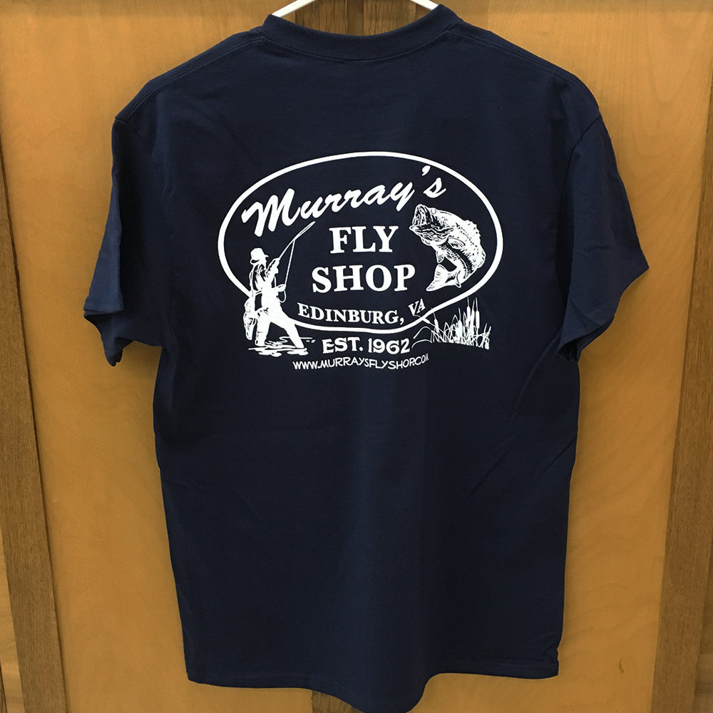 MFS T-Shirt--Fly Caster and White Lettering