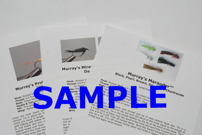 Nymph Fly Pattern Recipes - Murray's Fly Shop Fly Patterns - Digital Download Nymph Fly Pattern Recipes