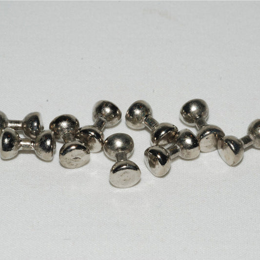 Lead Eyes Nickel Plated for fly tying