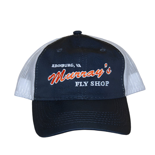 Murray's Fly Shop Mesh Hat in Blue & White