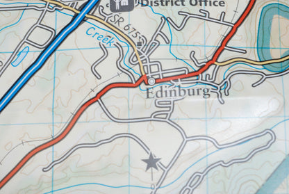 Close up view of National Geographic Trails Illustrated Maps