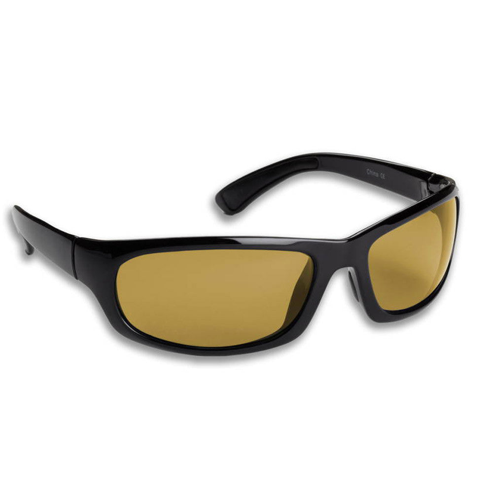 Permit-Black Frame/Yellow Polarized Sunglasses