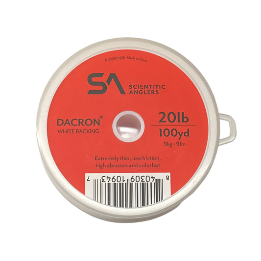 Scientific Angler Dacron Backing in white