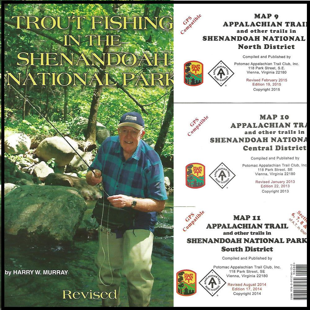 Shenandoah National Park Book with trail maps