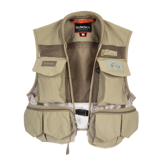 Simms Tributary Vest in Tan