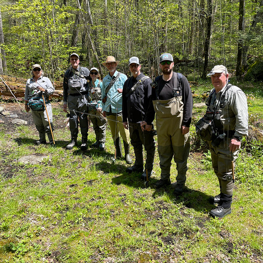 Murrays Fly Shop Mountain Trout on the Stream Schools - Native Brook Trout Fly Fishing Virginia