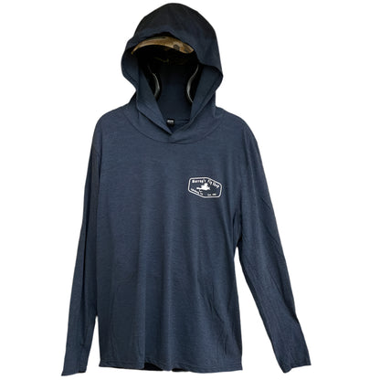 Murray's Fly Shop Hooded T-Shirt in navy frost