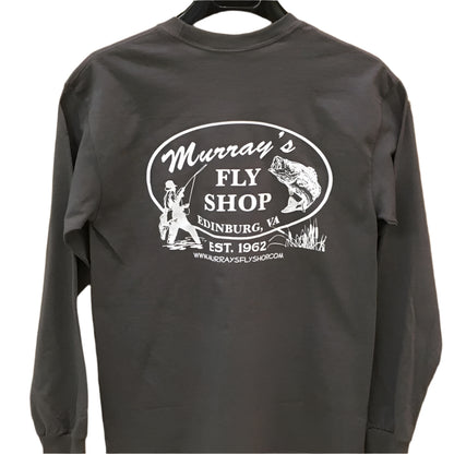 Murray's Long Sleeve T-Shirt in charcoal