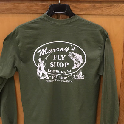 Murray's Long Sleeve T-Shirt in military green
