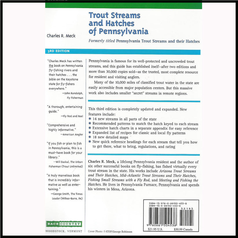 Trout Streams and Hatches of Pennsylvania Murray's Fly Shop