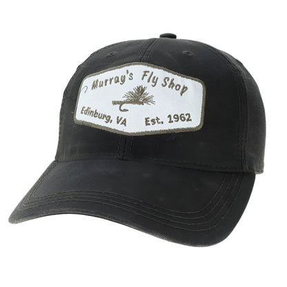 Murray's Waxed Cotton hat in charcoal color