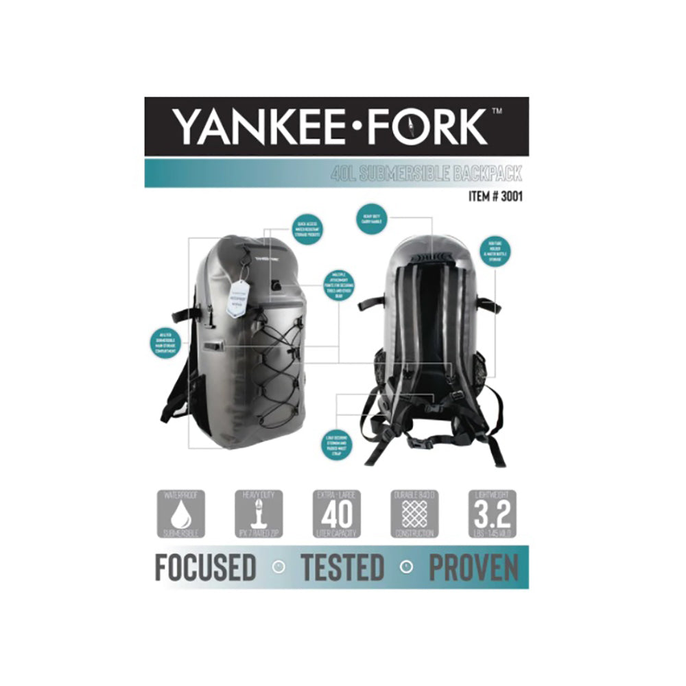 Yankee Fork Waterproof Backpack for Hiking, fishing, travel - Murray's Fly Shop